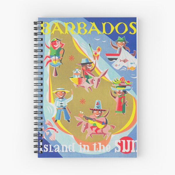Item preview, Barbados Vintage Travel Poster designed and sold by vintagevivian.