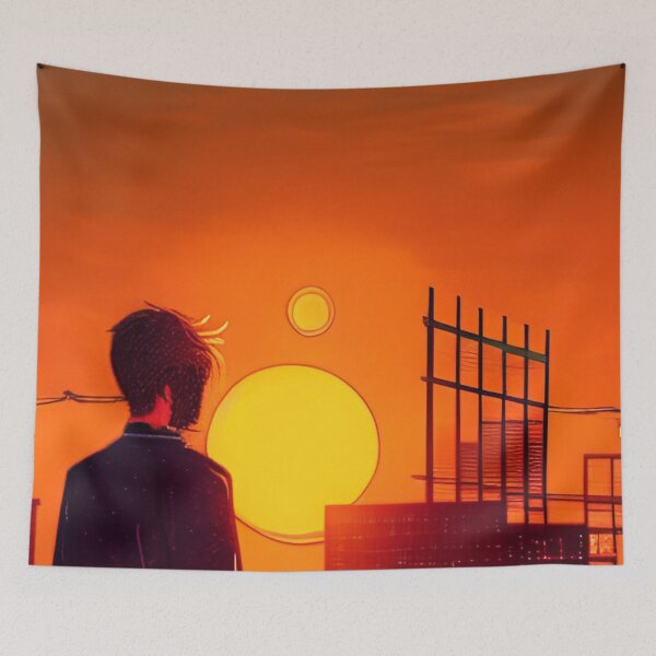 Item preview, 'A city sunset'. designed and sold by Bako24.