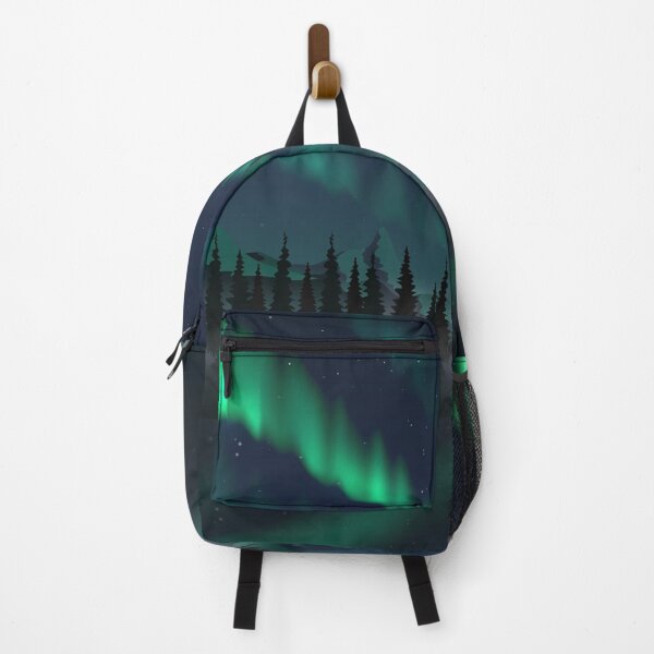 Item preview, Northern lights over the mountains designed and sold by Astrofruechtle.