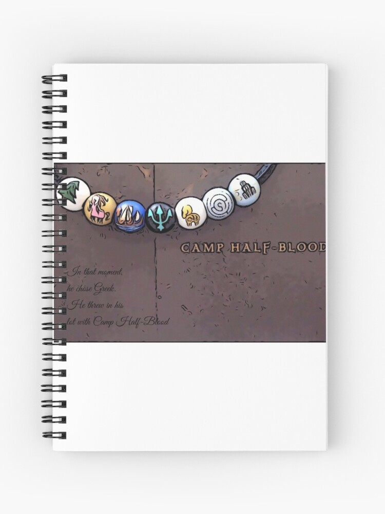 Camp Half Blood Map | Spiral Notebook