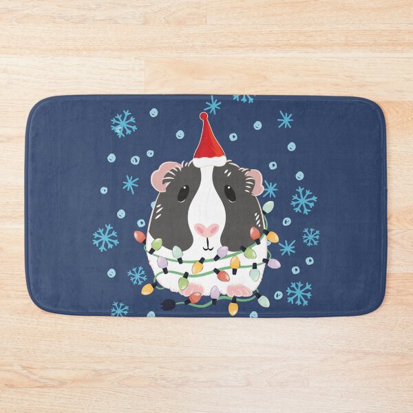 Item preview, Christmas Guinea Pig - Black and White 2 designed and sold by Lulupainting.
