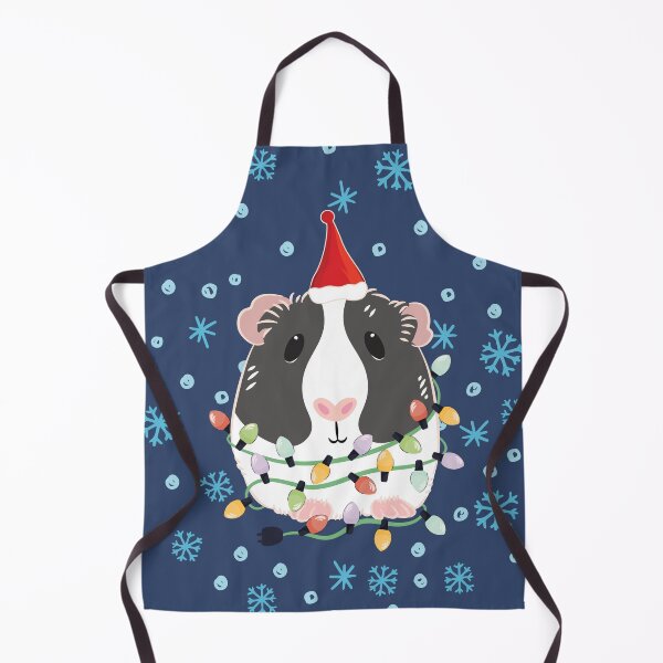 Item preview, Christmas Guinea Pig - Black and White 2 designed and sold by Lulupainting.