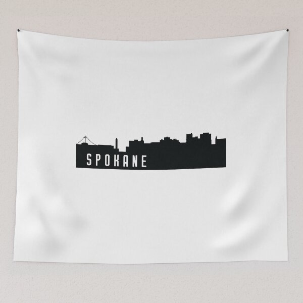 Item preview, Spokane City Silhouette  designed and sold by SkySlate.