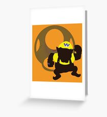 Wario (Mario) - Sunset Shores Greeting Card
