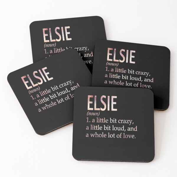 Item preview, Elsie Girl Name Definition designed and sold by BrookHBung.