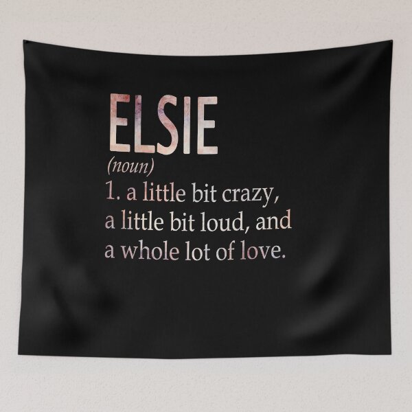 Item preview, Elsie Girl Name Definition designed and sold by BrookHBung.