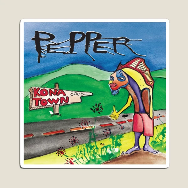 "Pepper kona town" Magnet for Sale by Mitsch95 | Redbubble