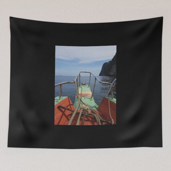 Item preview, View through a longtail boat to the Andaman sea designed and sold by kall3bu.
