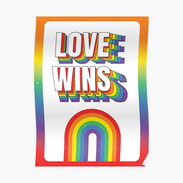 Love Wins Print Love Wins Print Love Is Love Lgbtq Pride Rainbow Pride Print Pride