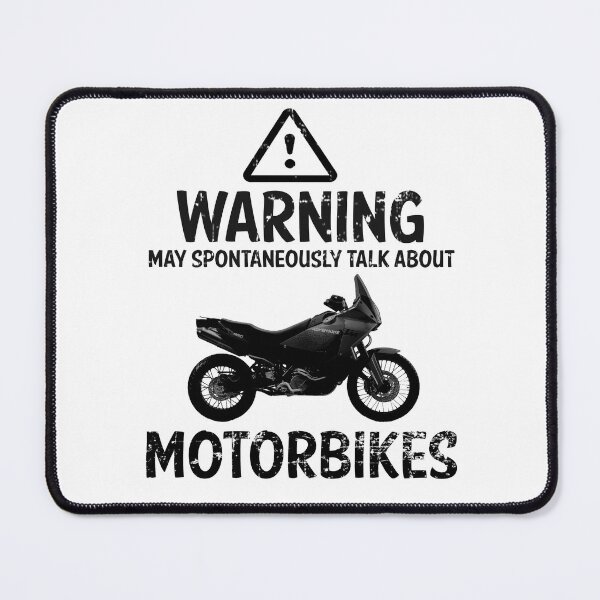 Item preview, WARNING, May Spontaneously Talk About Motorbikes designed and sold by ianearthcore.
