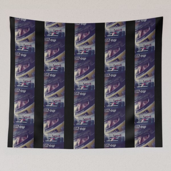 Item preview, Wallpaper Illustration Ayrton Senna   designed and sold by TiniClothing555.