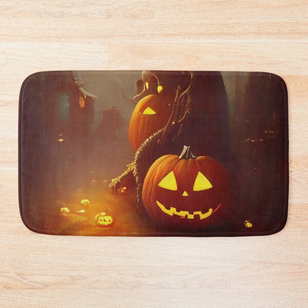 Item preview, Halloween pumpkin and spooky tree designed and sold by AnnArtshock.