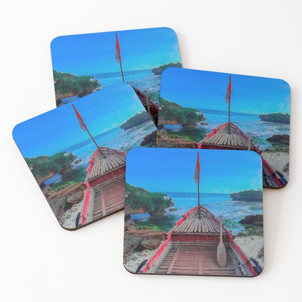 Item preview, A coastal view point made from a bamboo longtail boat designed and sold by kall3bu.