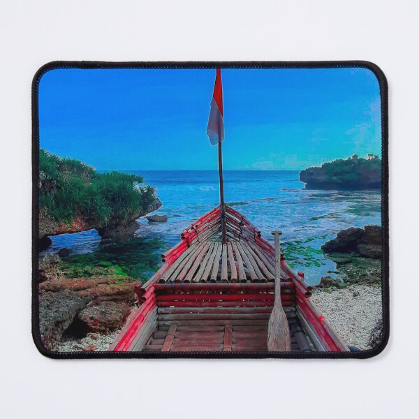 Item preview, A coastal view point made from a bamboo longtail boat designed and sold by kall3bu.