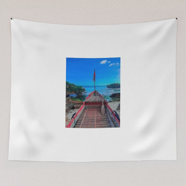 Item preview, A coastal view point made from a bamboo longtail boat designed and sold by kall3bu.
