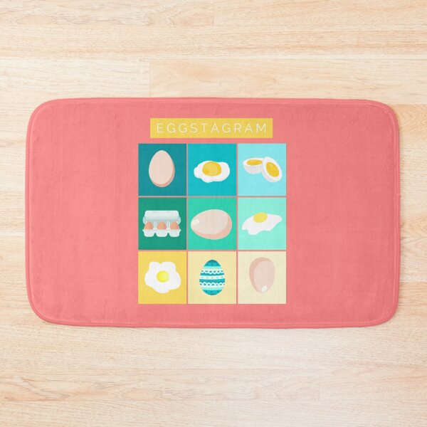 Item preview, Eggstagram Funny Egg Colourful Retro Vintage Yellow Easter instagood designed and sold by marie-inks.