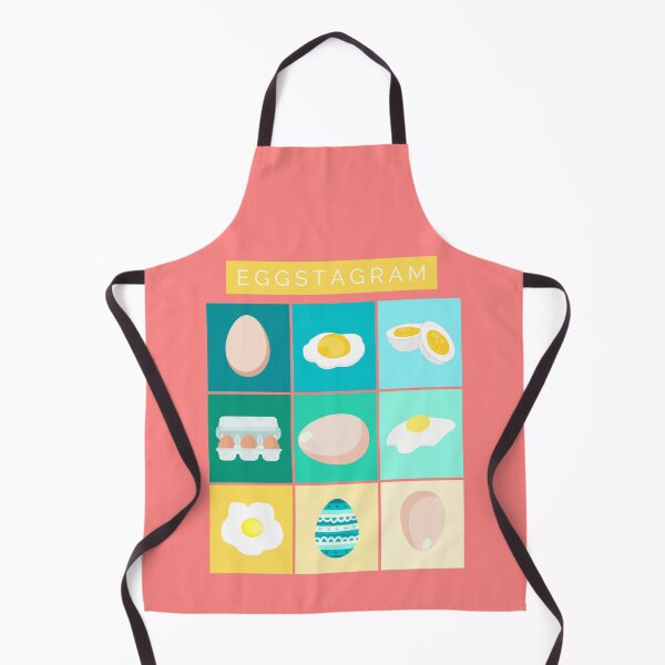 Item preview, Eggstagram Funny Egg Colourful Retro Vintage Yellow Easter instagood designed and sold by marie-inks.