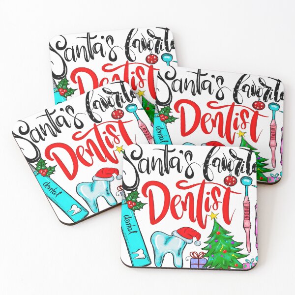Item preview, Santa’s Favorite Dentist Christmas  designed and sold by OrnamentallyYou.