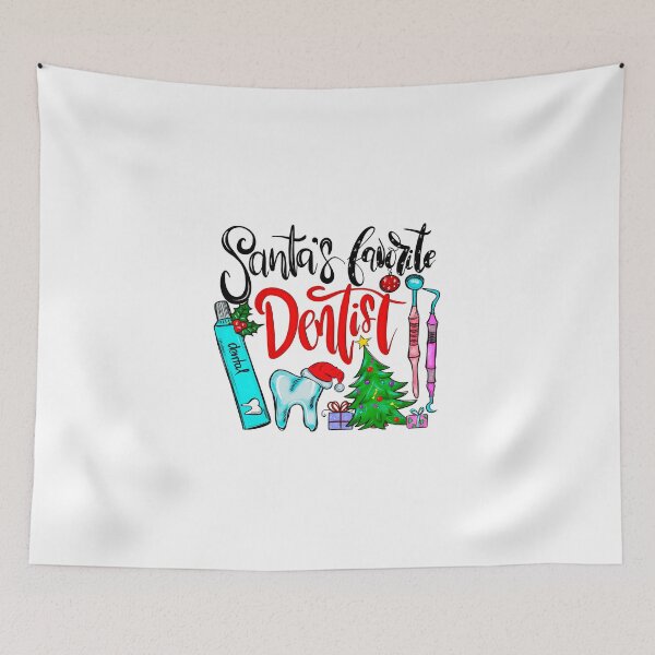 Item preview, Santa’s Favorite Dentist Christmas  designed and sold by OrnamentallyYou.
