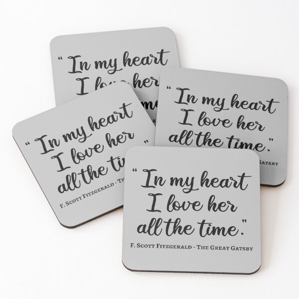 Item preview, The Great Gatsby Quote I - Handwritten Style designed and sold by Lemon Pepper.
