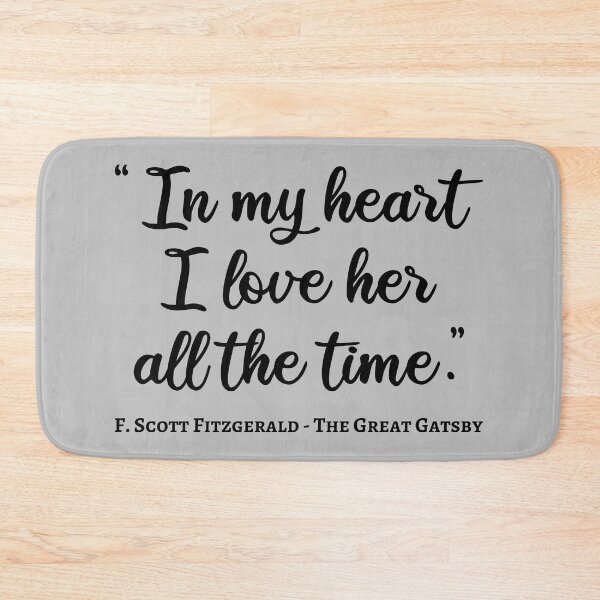 Item preview, The Great Gatsby Quote I - Handwritten Style designed and sold by Lemon Pepper.