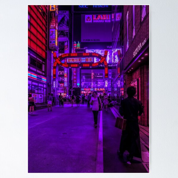 A Neon Wonderland called Tokyo Leggings by HimanshiShah