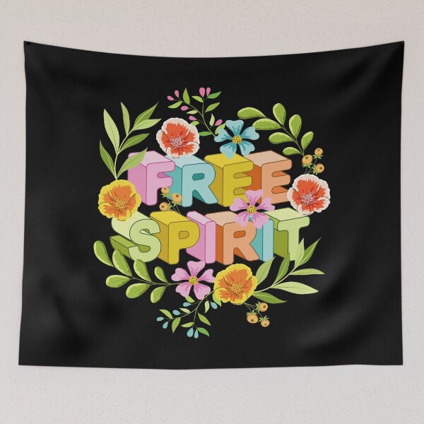 Item preview, Free Spirit / Floral Art designed and sold by Ayesha Saleem.