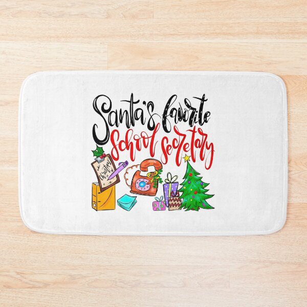 Item preview, Santa’s Favorite School Secretary  designed and sold by OrnamentallyYou.