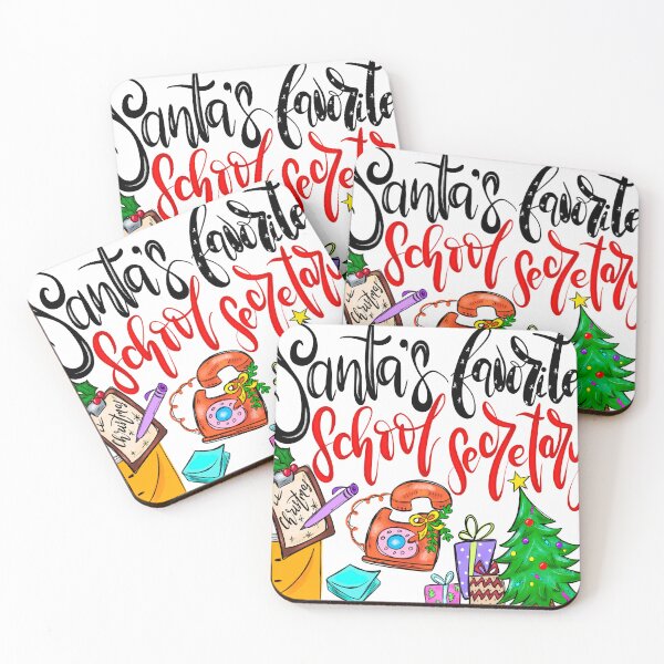 Item preview, Santa’s Favorite School Secretary  designed and sold by OrnamentallyYou.