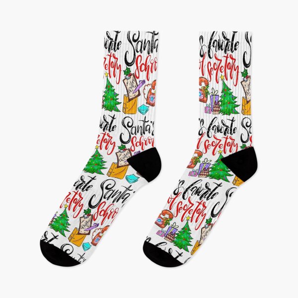 Item preview, Santa’s Favorite School Secretary  designed and sold by OrnamentallyYou.