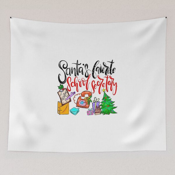 Item preview, Santa’s Favorite School Secretary  designed and sold by OrnamentallyYou.