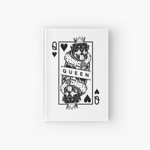 Item preview, Rottweiler Queen Of Hearts Dog Lover Playing Card Pop Art designed and sold by GrandeDuc.