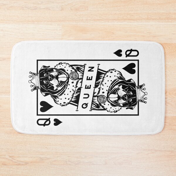 Item preview, Rottweiler Queen Of Hearts Dog Lover Playing Card Pop Art designed and sold by GrandeDuc.