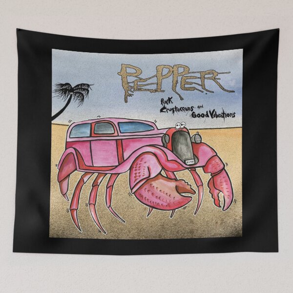 Item preview, Pepper pink crustaceans and good vibrations designed and sold by Mitsch95.