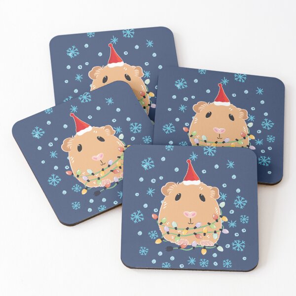 Item preview, Christmas Guinea Pig - Red designed and sold by Lulupainting.