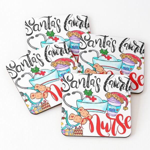Item preview, Santa’s Favorite Nurse designed and sold by OrnamentallyYou.