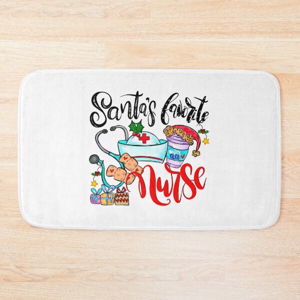 Item preview, Santa’s Favorite Nurse designed and sold by OrnamentallyYou.