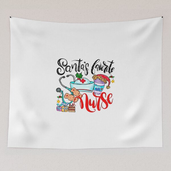 Item preview, Santa’s Favorite Nurse designed and sold by OrnamentallyYou.