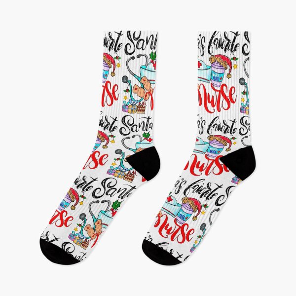Item preview, Santa’s Favorite Nurse designed and sold by OrnamentallyYou.