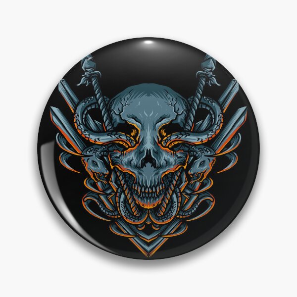 Item preview, skull-and-snake-and-arrow-color designed and sold by Shuvra Gain.