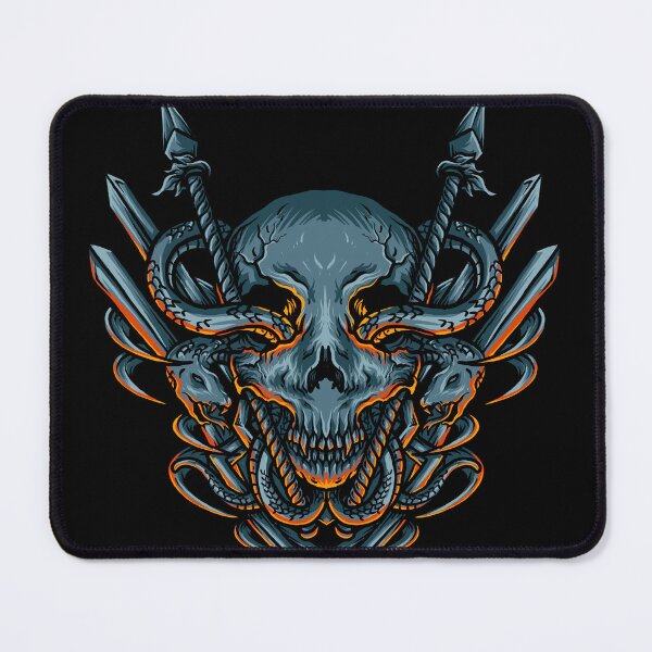 Item preview, skull-and-snake-and-arrow-color designed and sold by Shuvra Gain.