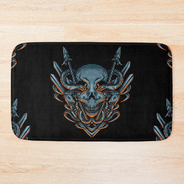 Item preview, skull-and-snake-and-arrow-color designed and sold by Shuvra Gain.