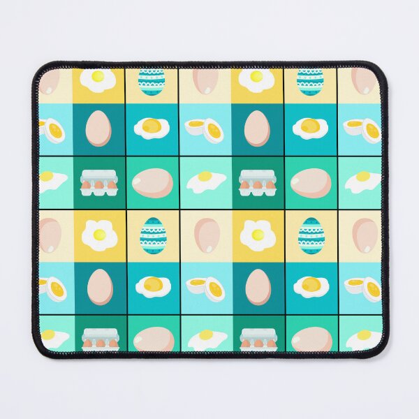 Item preview, Fried Egg Carton of Eggs, Funny Egg Patchwork Pattern Colourful Retro Vintage Yellow Easter designed and sold by marie-inks.