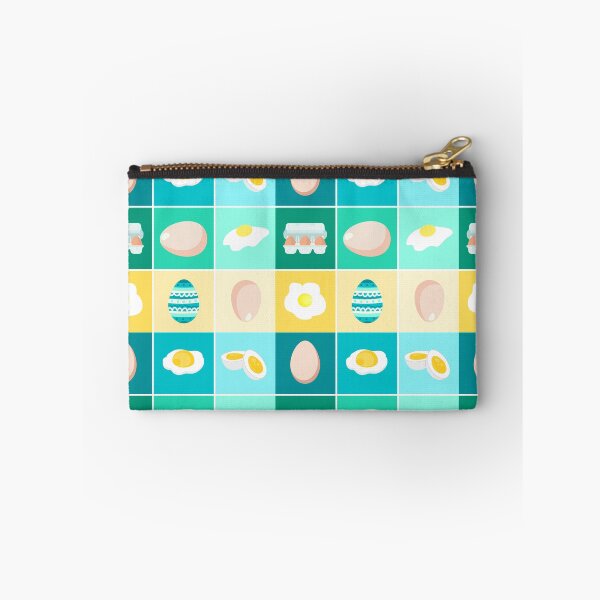 Item preview, Fried Egg Carton of Eggs, Funny Egg Patchwork Pattern Colourful Retro Vintage Yellow Easter designed and sold by marie-inks.