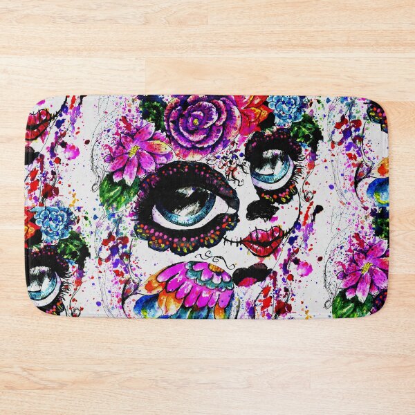 Item preview, Sugar Girl In Flower Crown Art Illustration designed and sold by Shuvra Gain.