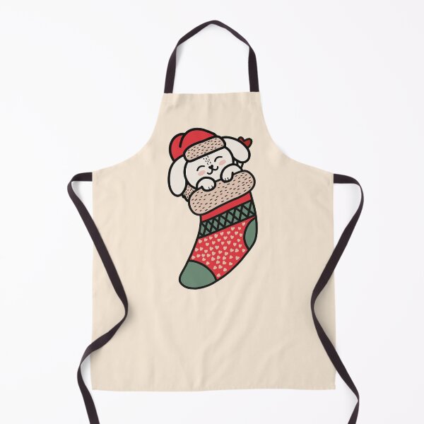 Item preview, Cute Long Eared Dog Rabbit In Christmas Sock Xmas Pajama designed and sold by JokeGysen.