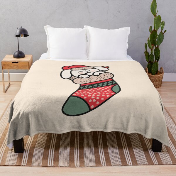 Item preview, Cute Long Eared Dog Rabbit In Christmas Sock Xmas Pajama designed and sold by JokeGysen.