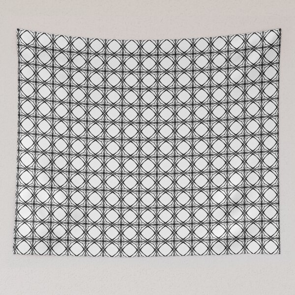 Item preview, Black and White abstract Pattern designed and sold by patternologyy.