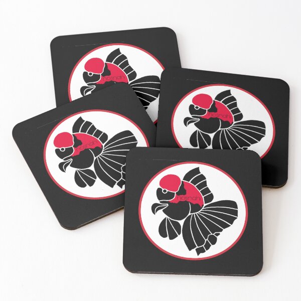 Item preview, Black and Red Oranda Goldfish Logo B2 designed and sold by Nosnah.