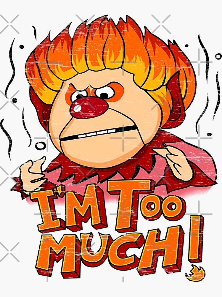 "Heat Miser Vintage" Sticker for Sale by FamilySaursArt Redbubble